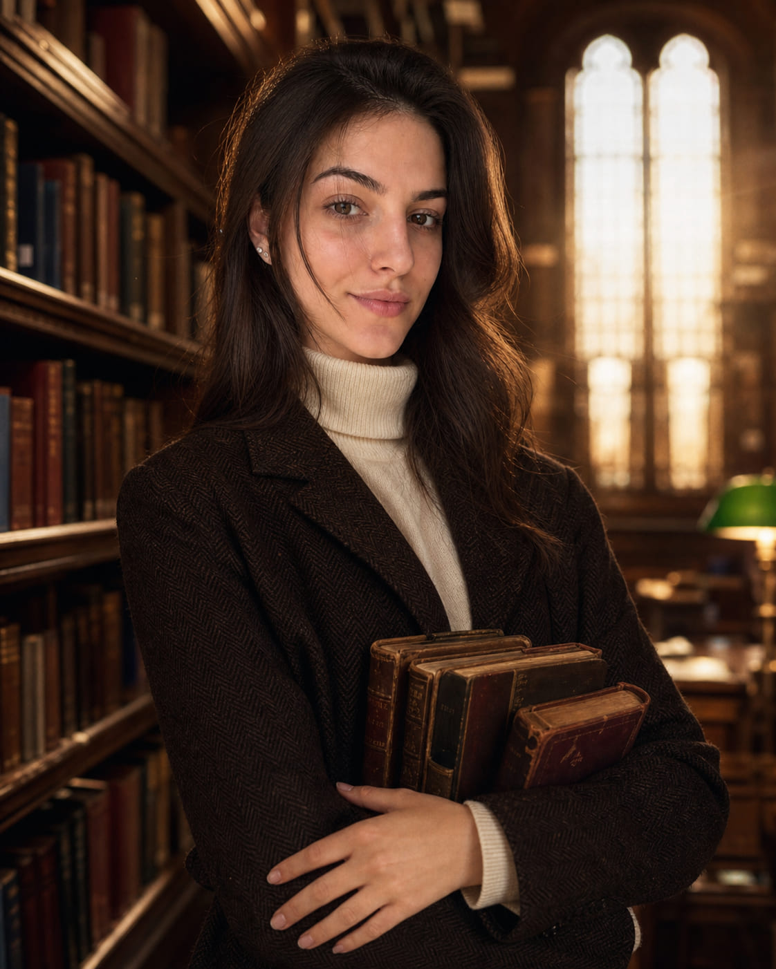 Dark Academia портрет — пример 2