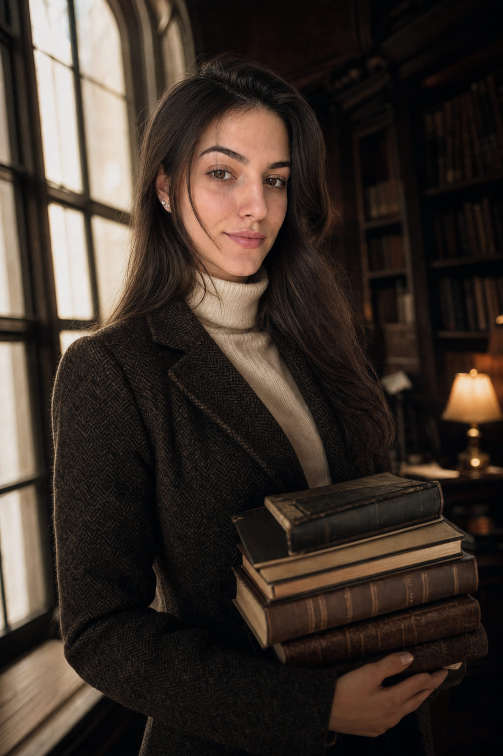 Dark Academia портрет — пример 3